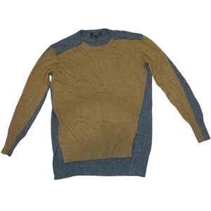 J.Crew Cozycore, Heritage Wool Blend Color Block Tunic Sweater Sz: XS